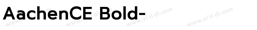 AachenCE Bold字体转换